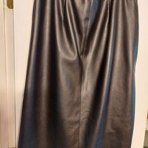 Faux Leather Skirt